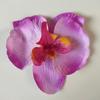 Flor Simulada Cabeza de Flor Phalaenopsis Tela No Tejida Orquídea Mariposa Tocado Flor Falsa Decoración de Bolsa Flor de Seda Boda Caja de Dulces Cabeza de Flor