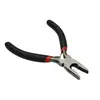 Múltiples Tipos de Pinzas para Joyería Hecha a Mano DIY, Ganchos para Perlas, Pinzas de Aguja Curva, Minipinzas de 5 pulgadas con Mango Negro, Venta Caliente Transfronteriza