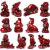 12 signos del zodiaco 12 adornos del zodiaco rata buey tigre conejo dragón serpiente caballo oveja mono gallina perro cerdo regalo