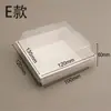 Papel Corrugado de Piel de Vaca Ventana de Resorte Estilo Camping Caja para Frutas de Picnic Caja para Pasteles de Postre Caja de Empaque para Picnic Caja de Picnic