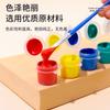 Máscara de Papel Maché Paleta Set de Pinceles Pintura Acrílica Pintura a Mano DIY Pintura Impermeable Pintura Infantil Pintura