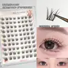 Pestañas Postizas Qingqiu Fox sin Pegamento, Nuevas Pestañas Rizadas Estilo Chino, Naturales y Fotogénicas, Pestañas Autoadhesivas Estilo Zorro para Principiantes