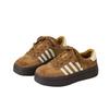 Zapatos Nuevos de Mujer Invierno 2025 Estilo Retro Versátil Melard Zapatos de Entrenamiento Alemanes con Forro de Lana