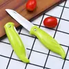 Cuchillo para frutas, navaja plegable de acero inoxidable, mini pelador portátil para cortar frutas y verduras, adecuado para dormitorio y uso doméstico