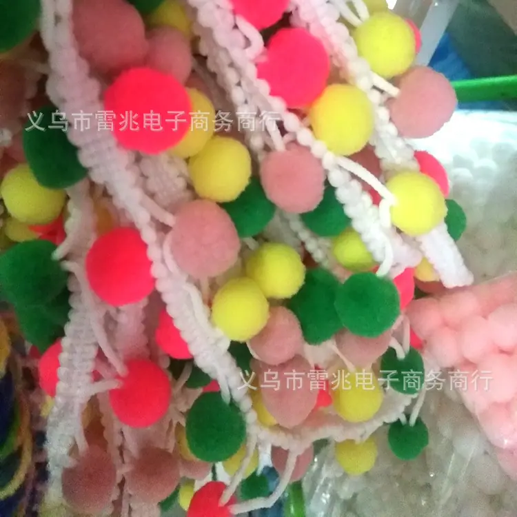 毛球花边16