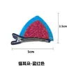 Presilhas de Cabelo Simples para Crianças com Orelhas de Gato, Grampos para Meninas Pequenas, Presilhas Triangulares Pequenas da Moda e Únicas