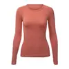 Novas roupas de yoga alta elasticidade sem costura top justo esportivo feminino manga longa corrida transfronteiriça secagem rápida fitness roupas alta elasticidade