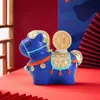 Novo Enfeite de Cabeça Mexedora do Deus da Riqueza para Decoração de Painel de Carro, Artesanato de Resina para Exibição em Mesa de Escritório
