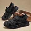 Sandálias Outdoor Transfronteiriças Masculinas Verão 2025 Novas Tendência Casual Esportivas para Dirigir Proteção para os Dedos Sapatos de Praia Comércio Exterior Atacado