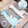 Almofada de Pelúcia Unicórnio de Seda Gelada Fantasia Desenho Animado Almofada Longa Amiga da Pele para Almofada de Dormir de Meninas