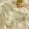 Calcinha Sexy de Renda Francesa Pure Desire Doce Respirável Algodão Puro na Virilha Estilo Japonês Menina Seda Gelada Sem Costura Cueca para Mulheres