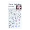 Nuevas Pegatinas de Diamantes de Cristal para Niños Maquillaje de Escenario para Actuaciones de Niñas Joyas Decorativas Coloridas para Mole de Frente Despegable DIY