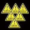 Señales de Atención a Equipos Mecánicos, Cuidado con Lesiones Mecánicas, Pegatinas de Advertencia, Cuidado con Altas Temperaturas, Cuidado con Lesiones en Manos, Señales