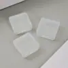 Caixa de Armazenamento de Chips Mini Transparente Plástico Pequena Caixa Caixa de Embalagem Pequena Caixa de Retenção de Amostra de Espécime de Moeda Caixa Quadrada Pequena