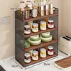 Estante Multicapa para Especias y Tazas de Encimera de Cocina, Organizador de Escritorio, Estante para Snacks de Mesa de Comedor, Portavasos para Sala de Estar