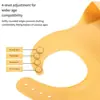 Babero de silicona de grado alimenticio, babero de arroz tridimensional, babero de arroz impermeable, babero para bebé anti-suciedad