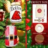 Nuevos 10 piezas adornos de Navidad de madera DIY etiquetas de madera en blanco sin terminar para pintar