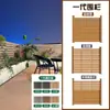 Vallas de madera compuesta para exteriores para patios, jardines y terrazas, disponibles en varios estilos: altura completa, media altura y completamente cerrado