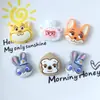 Desenho Zootopia 2 Judy Nick Raposa DIY Resina Pequenos Acessórios Grampo de Cabelo Handmade Faixa de Cabeça Chaveiro Material