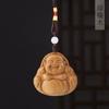 Escultura em sândalo verde DIY Maitreya pingente decoração especificações 4 x 6 x 1,2 decorações masculinas e femininas fabricantes atacado