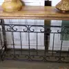 Artesanía del Norte de Jiang Hierro Forjado Entrada Hogar Artesanía de Hierro Mesa de Entrada Metal Forjado Sala de Estar Mesa de Hierro