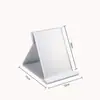 Espejo Plegable Espejo de Maquillaje para Mesa Dormitorio de Estudiante Escritorio Escritorio Espejo de Maquillaje Tapa Abatible Espejo Portátil