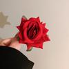 Horquilla de Flor de Rosa Coreana Ins Temperamento Dulce Clip de Pico de Pato Nicho Lujo Ligero Moda Accesorios para el Cabello Venta al por Mayor Flequillo de Mujer
