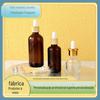 Cosméticos 200 ml Óleo Essencial de Chá Engarrafado 5ml Frasco Transparente com Conta-gotas Pacote de Teste de Amostra Engarrafado