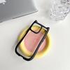 Funda para teléfono móvil con orejas de gato para iphone15 acrílico transparente 14/13 12 11 a prueba de caídas plus promax