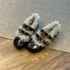 Nuevos zapatos retro Mary Jane forrados de pelo para mujer 2026, con diseño de una sola correa, suelas planas y punta redonda, que ofrecen calidez y comodidad adicionales