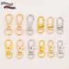 Herrajes de Aleación Metálica Llavero con Mosquetón Conector Giratorio Hebilla de Puerta Colgante Llavero Accesorios para Joyería DIY