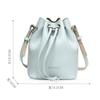 Bolso Nuevo para Mujer Bolso de Hombro Pu Bolso de Cubo Bandolera Bolso de Hombro Moda Bolso de Cubo Bolso para Mujer Bolso de Mano Estilo Coreano