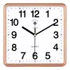 Reloj de Pared Cuadrado para Sala de Estar Silencioso Reloj Electrónico Moderno Casual de Moda Calendario Doméstico Creativo Reloj de Cuarzo