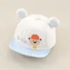 Gorro de bebé primavera y otoño para niños, gorra de visera linda, super linda, gorra de béisbol de algodón suave de ala suave, versátil para bebés, niños y niñas