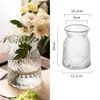 Vaso Grande de Vidro Transparente Modelo Novo Mais Vendido Transfronteiriço Ornamento para Arranjo de Flores de Mesa Vaso Decorativo de Alto Valor Atacado