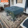 Banqueta para Trocar de Sapato para Entrada de Casa, Apoio para os Pés Macio Acolchoado Moderno, Mesa de Centro de Luxo Leve, Banquinho Baixo, Sofá, Hall de Entrada da Sala de Estar, Assento Macio Simples