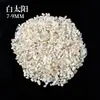 Venta al por mayor de fábrica Piedra triturada de cristal natural Cristal blanco Cuarzo rosa Piedra de cristal amarillo Materiales hechos a mano para decoración de uñas Piedra desmagnetizadora de cristal