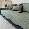 2026 Nueva Funda de Sofá de Color Sólido Estilo Simple Chenilla Universal para Todas las Estaciones Antideslizante Almohadilla para Sofá Anti-Arañazos de Gato