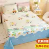 Sábana de terciopelo de leche, pieza única, diseño de dibujos animados infantiles, adecuada para dormitorios de estudiantes, cama individual, forro polar de coral engrosado, sábana de felpa, uso en invierno