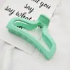 Pinza de Garra para Parte Trasera de la Cabeza Amazon Pasador Dulce Pinza para el Cabello Fresca Tendencia Coreana Accesorio para el Cabello Pinza de Tiburón Mayoreo