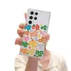Funda de teléfono divertida y peculiar con diseños de texto coloridos, funda suave de TPU transparente para Samsung S22 Ultra, al por mayor