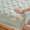 Colcha matelassê espessa de algodão Xinjiang Classe A, capa de cama antiderrapante, lençol de baixo de algodão puro, protetor de colchão Simmons 100% algodão