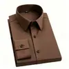 Camisas de Manga Larga de Verano Estilo Europeo y Americano Transfronterizas para Hombre, Ropa Exterior de Moda Ajustada, Camisas Finas de Alta Gama para Hombre de Primavera y Otoño