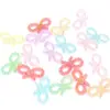 ABS branco arroz imitação pérola patch laço oco lua estrela círculo amor borboleta DIY acessórios feitos à mão