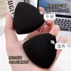 Esponja de Maquillaje Negra con Forma de Piña, Doble Uso para Aplicación Seca y Húmeda, Esponja de Belleza Ultra Suave tipo Malvavisco, No Absorbe el Polvo, Específicamente para Maquillaje de Base Líquida
