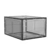 Caja de Zapatos Magnética Transparente Interior y Exterior Dormitorio Zapatero Caja de Almacenamiento de Tacones Altos Gabinete de Zapatos Transparente de Superposición Libre a Prueba de Polvo