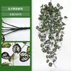 Enredaderas de Plantas Verdes Falsas para Decoración, Enredaderas de Flores Artificiales de Plástico para Sala de Estar Colgantes de Pared Interiores Cesta Colgante de Flores Árbol