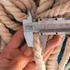 Fabricante 4-20mm corda de algodão de três fios crua corda torcida corda de tecelagem feita à mão corda para alça corda de fio de algodão atacado