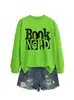 Nerd de Libros Amazon Ebay Estación Independiente Moda Elegante Casual Nueva Sudadera Camiseta Básica para Mujer Otoño e Invierno