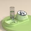 Tigela de Gato de Cerâmica Tigela de Cachorro de Aço Inoxidável Protege a Coluna Cervical Inclinada Tigela Dupla Alimentador Lento Dispensador Automático de Água Tigela 3 em 1 para Pet